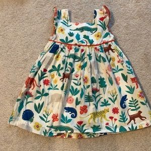 Mini boden jungle animal print dress